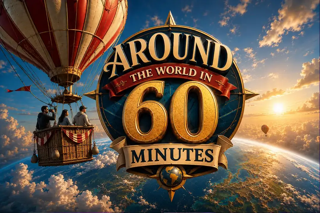 Around the world in 60 minutes